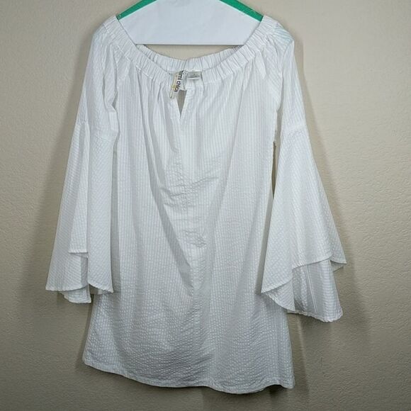 Mimi Chica Bell Sleeve Tunic Top C4 - Picture 1 of 3
